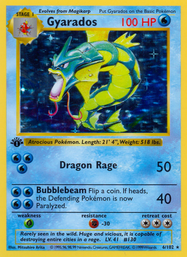 Gyarados (6/102) [Base Set 1st Edition]