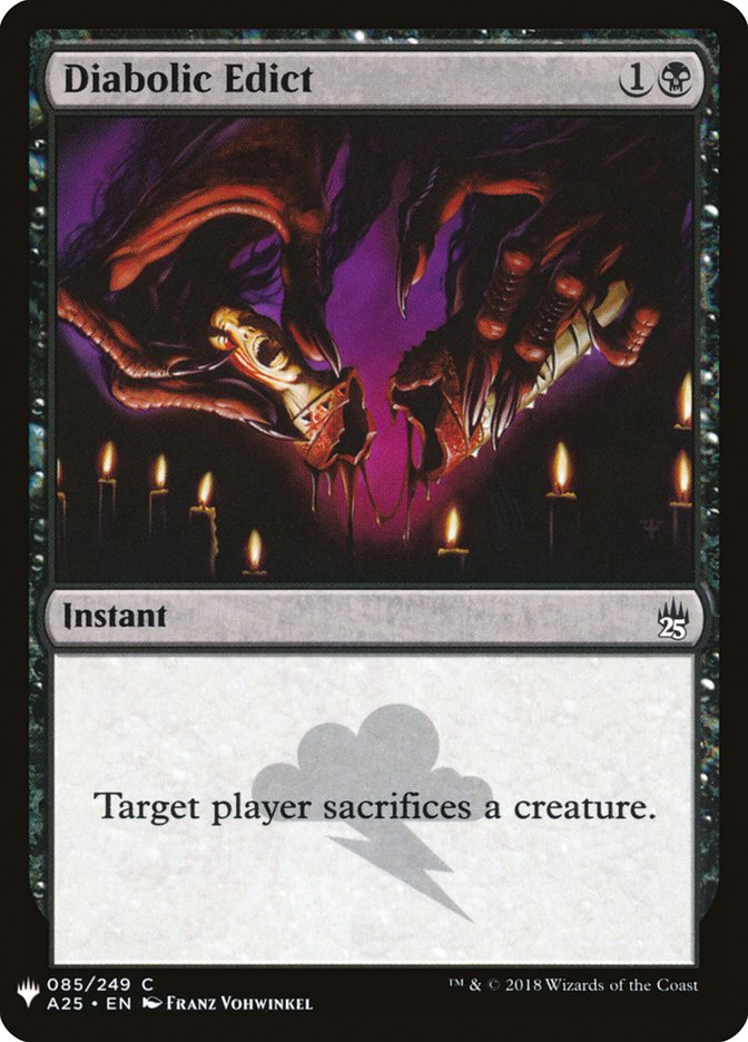 Diabolic Edict [Mystery Booster] (MB1 624)