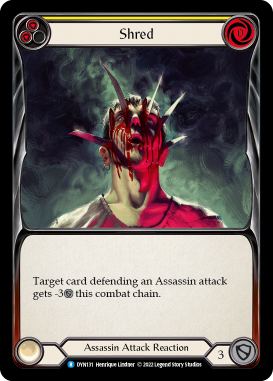 Shred [DYN131] (Dynasty)  Rainbow Foil