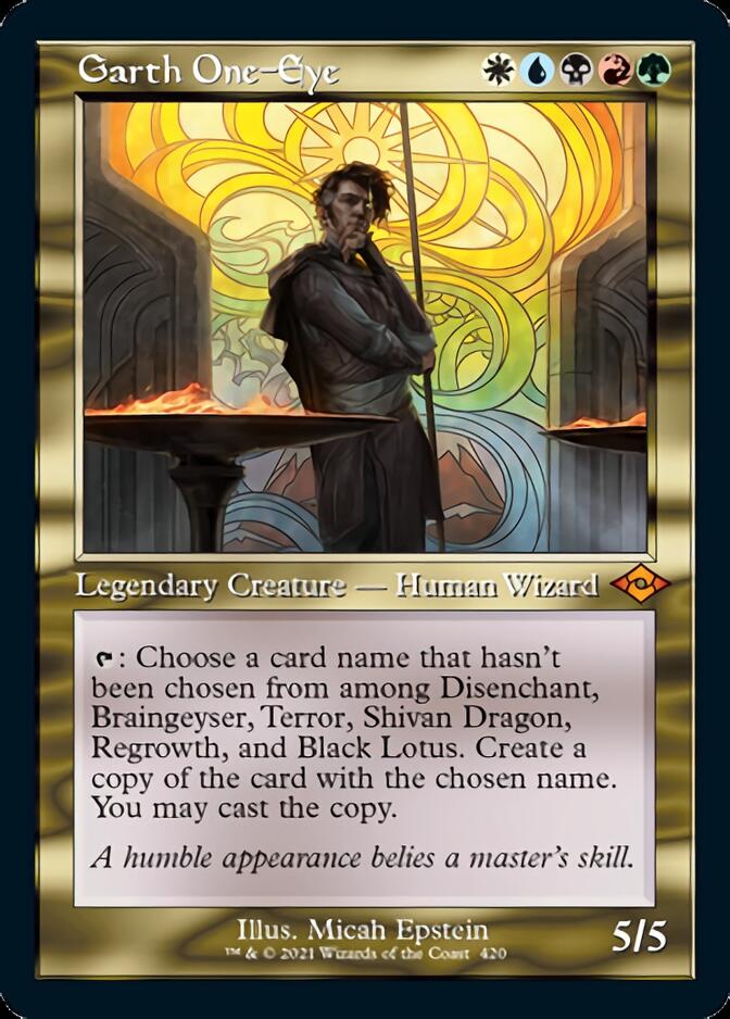 Garth One-Eye (Retro Etched Foil) [Modern Horizons 2] (MH2 420)