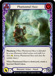 Phantasmal Haze (Blue) [EVR149] 1st Edition Rainbow Foil