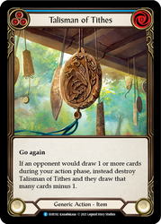 Talisman of Tithes [EVR192] 1st Edition Cold Foil