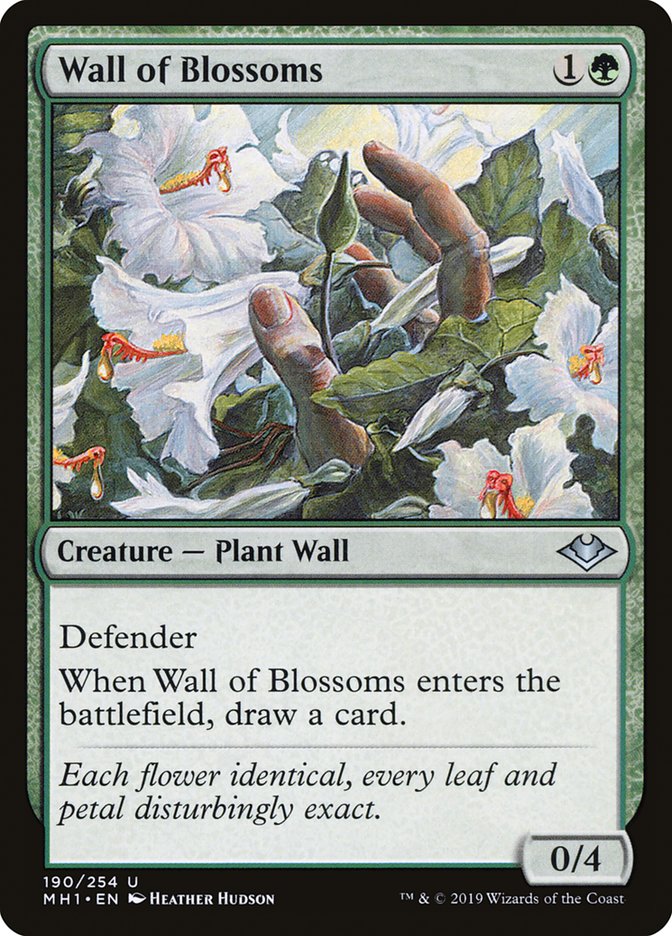 Wall of Blossoms [Modern Horizons] (MH1 190)
