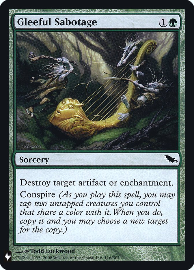Gleeful Sabotage [Mystery Booster] (FMB1 68)