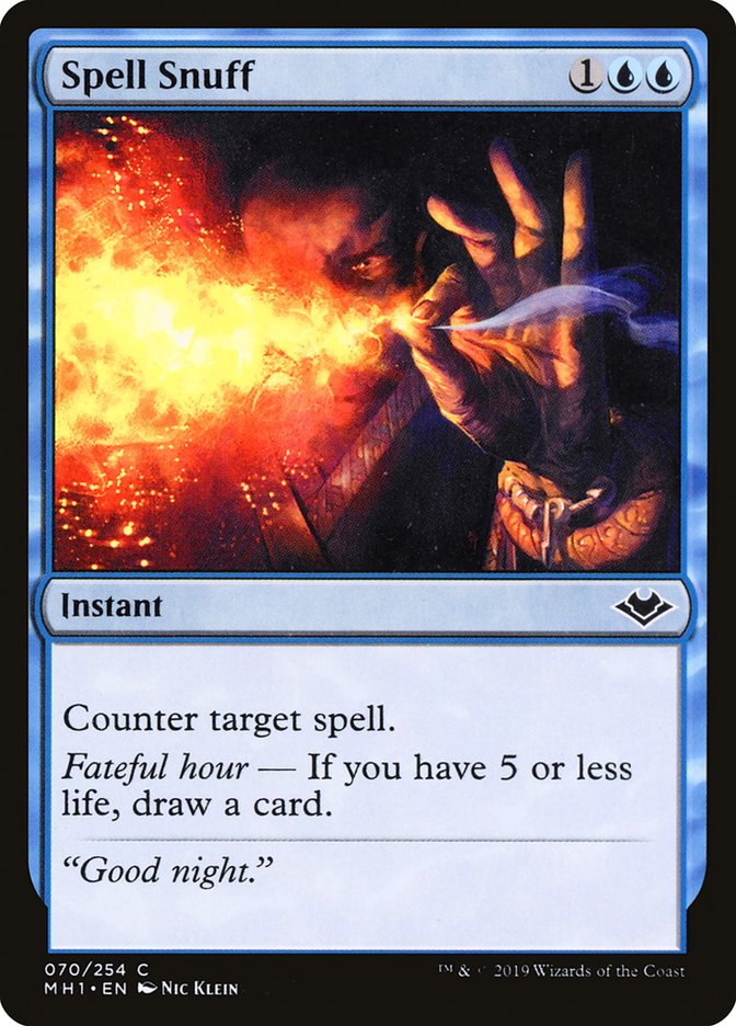 Spell Snuff [Modern Horizons] (MH1 70)