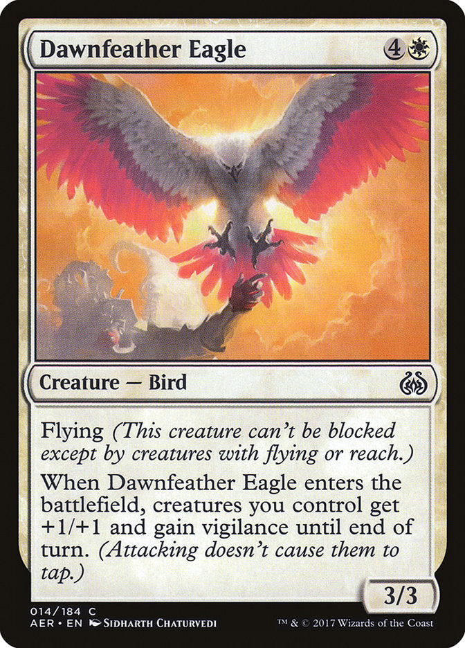 Dawnfeather Eagle (Intro Pack) [Aether Revolt Promos] (PAER 14)