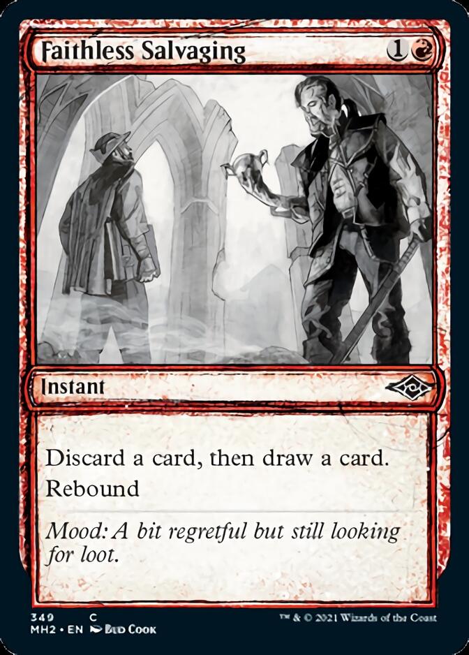 Faithless Salvaging (Sketch) [Modern Horizons 2] (MH2 349)