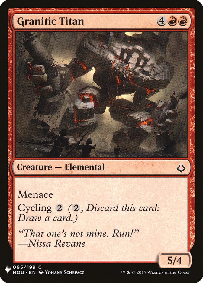 Granitic Titan [Mystery Booster] (MB1 965)