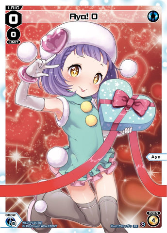 Aya! 0 (Valentine 2023) (WXDi-P155[EN]) [Promo Cards]