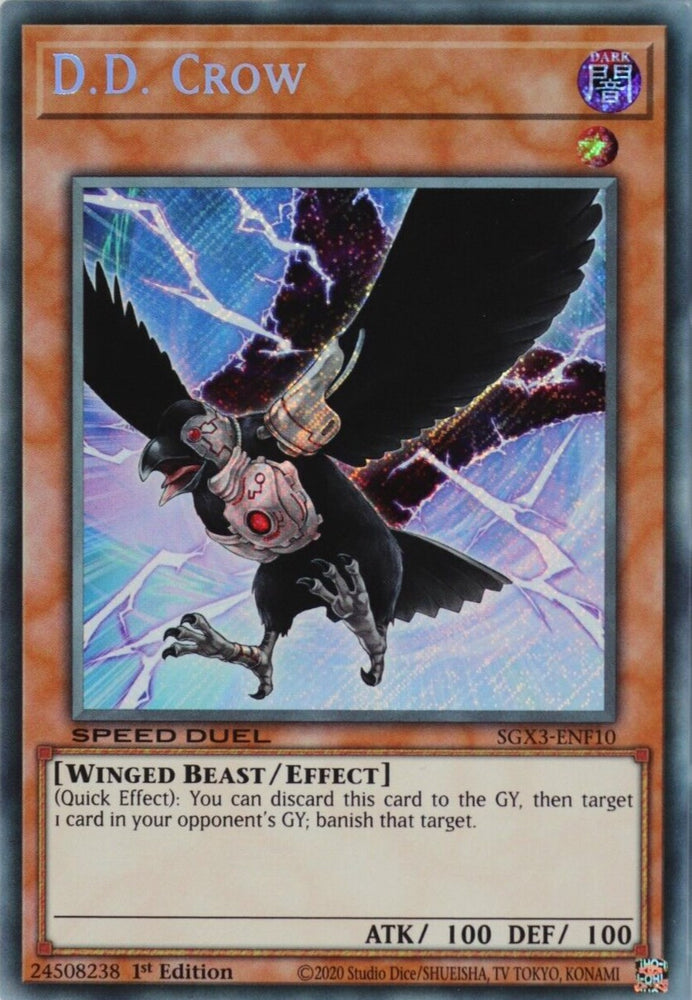 D.D. Crow (Secret Rare) [SGX3-ENF10] Secret Rare