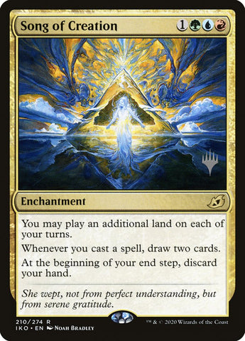Song of Creation (Promo Pack) [Ikoria: Lair of Behemoths Promos] (PIKO 210P)