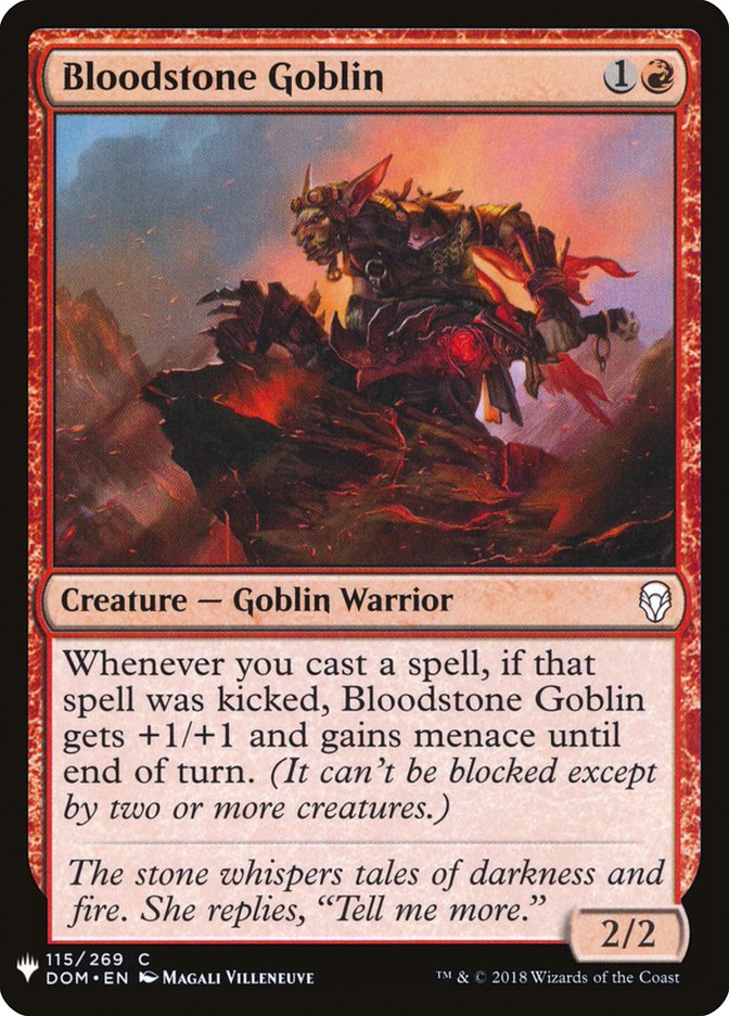 Bloodstone Goblin [Mystery Booster] (MB1 862)