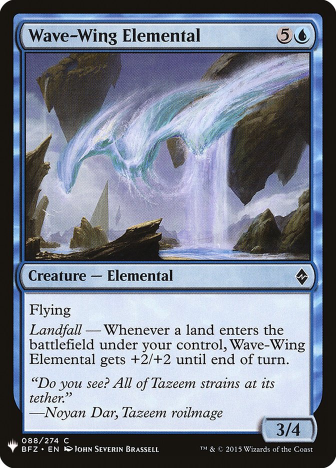 Wave-Wing Elemental [Mystery Booster] (MB1 542)