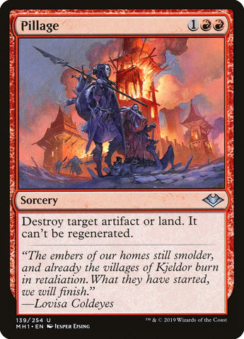 Pillage [Modern Horizons] (MH1 139)