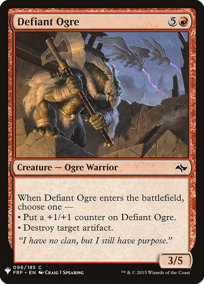 Defiant Ogre [Mystery Booster] (MB1 900)