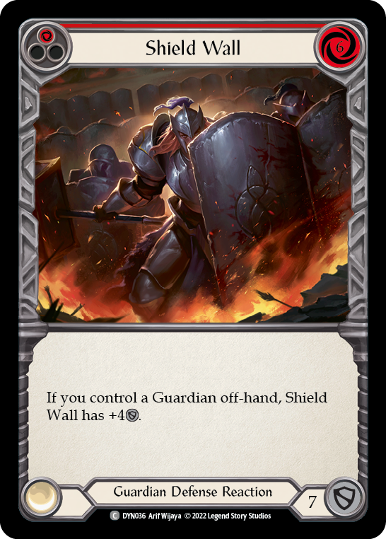 Shield Wall [DYN036] (Dynasty)  Rainbow Foil