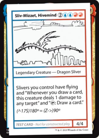Sliv-Mizzet, Hivemind (2021 Edition) [Mystery Booster Playtest Cards] (CMB1 99)