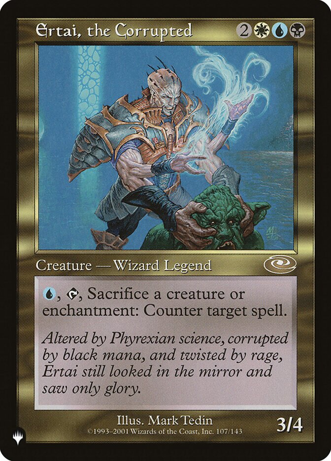 Ertai, the Corrupted [The List] (LPLS 107)
