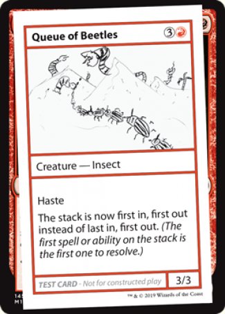 Queue of Beetles (2021 Edition) [Mystery Booster Playtest Cards] (CMB1 61)