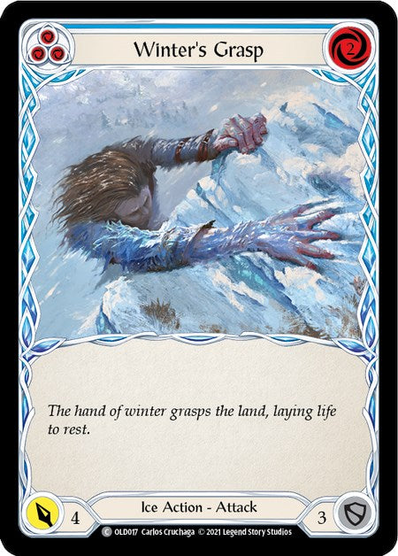Winter's Grasp (Blue) [OLD017] 1st Edition Normal