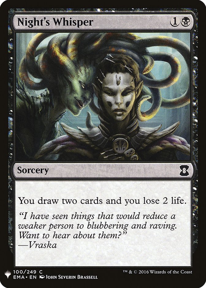 Night's Whisper [Mystery Booster] (MB1 723)