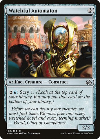 Watchful Automaton [Aether Revolt] (AER 182)