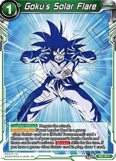Goku's Solar Flare [EB1-36]