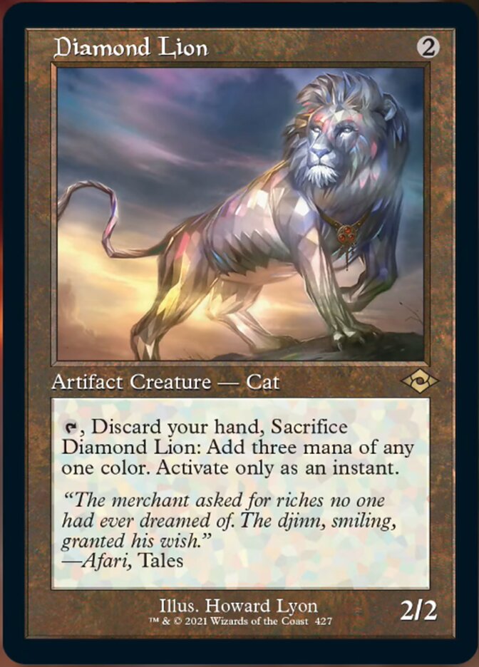 Diamond Lion (Retro Etched Foil) [Modern Horizons 2] (MH2 427)