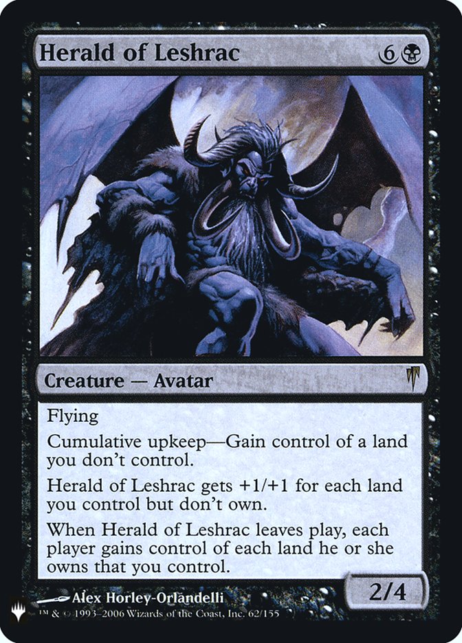 Herald of Leshrac [Mystery Booster] (FMB1 38)