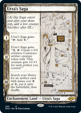 Urza's Saga (Sketch) [Modern Horizons 2] (MH2 380)