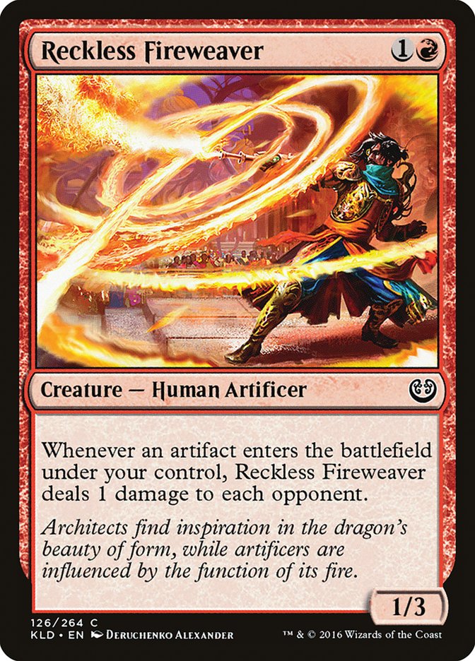 Reckless Fireweaver [Kaladesh] (KLD 126)