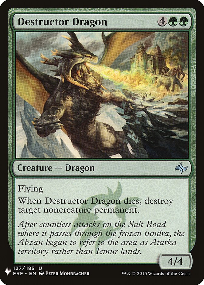 Destructor Dragon [Mystery Booster] (MB1 1182)
