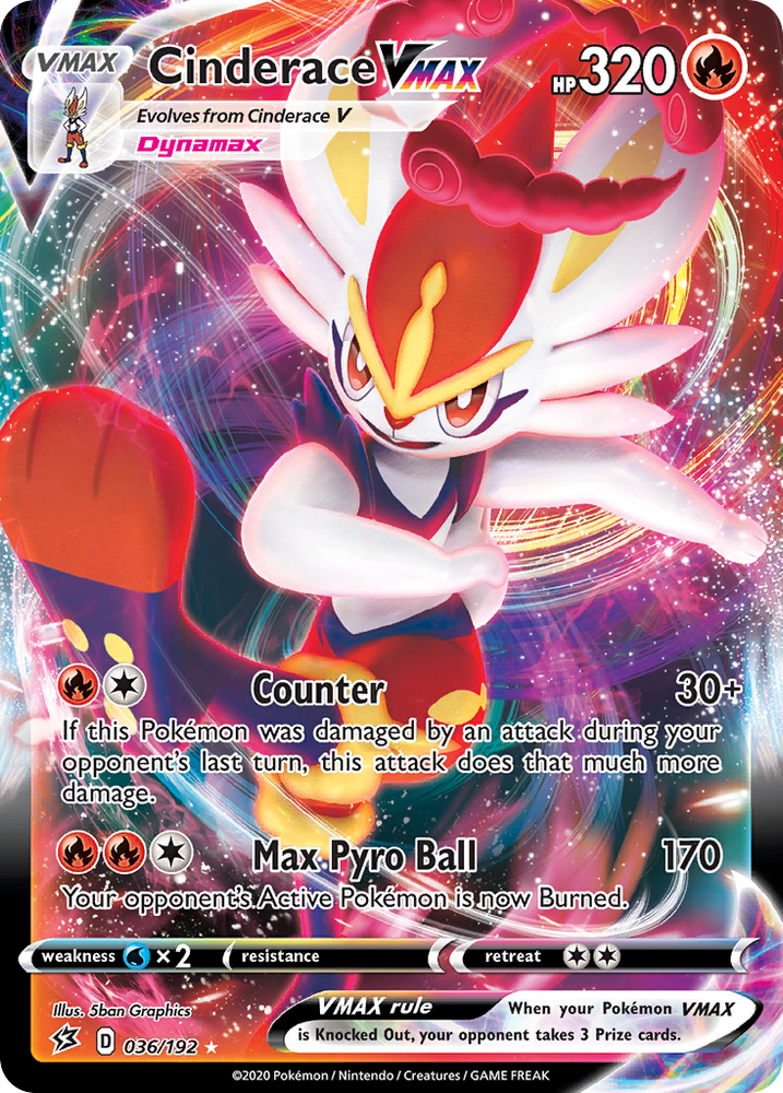 Cinderace VMAX (36/192) [Sword & Shield: Rebel Clash]