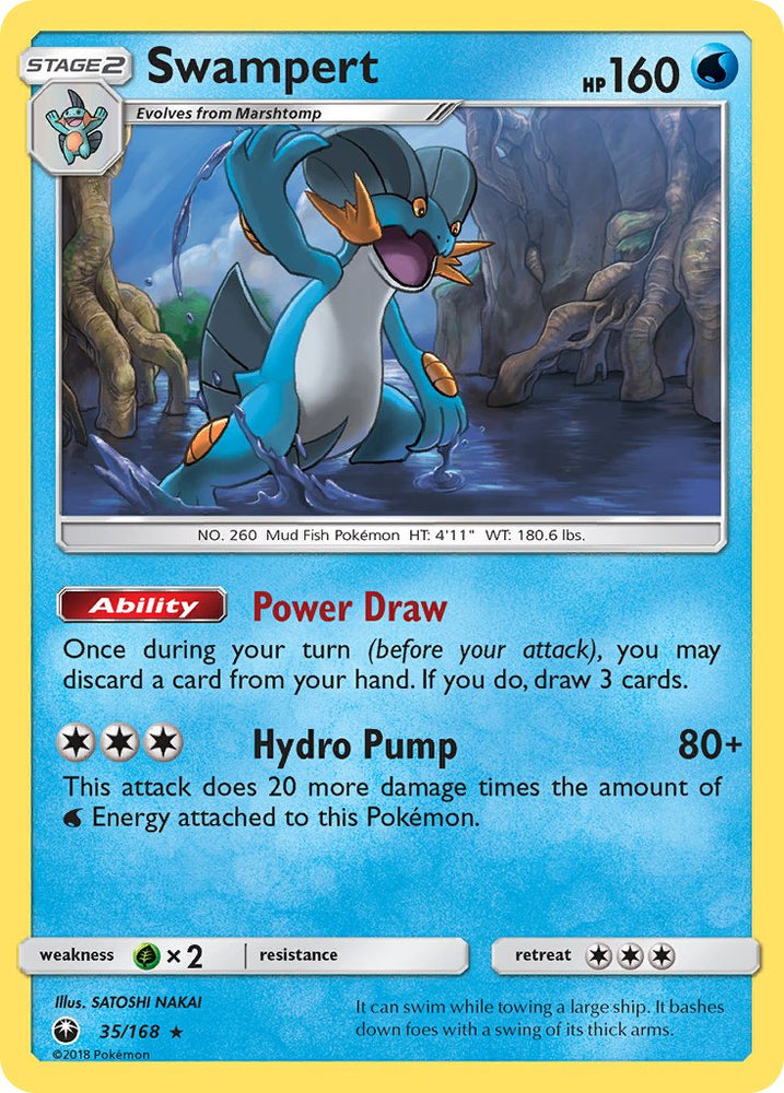 Swampert (SM Celestial Storm) (35/168) [Theme Deck Exclusives]
