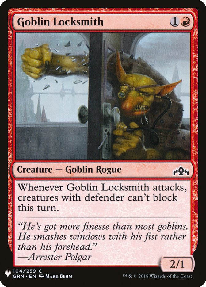 Goblin Locksmith [Mystery Booster] (MB1 955)