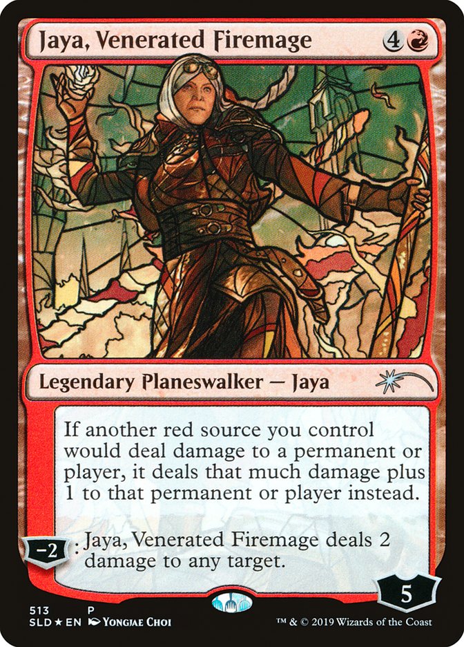 Jaya, Venerated Firemage (Secret Lair) [Secret Lair Drop Promos] (PSLD 513)