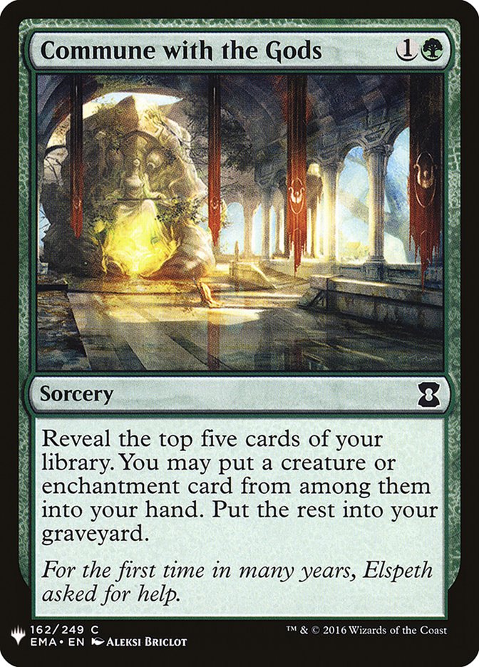 Commune with the Gods [Mystery Booster] (MB1 1167)