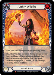 Aether Wildfire [EVR123] 1st Edition Extended Art Rainbow Foil
