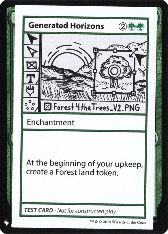 Generated Horizons [Mystery Booster Playtest Cards] (CMB1 75)
