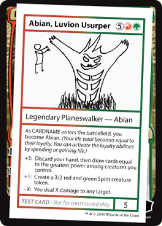 Abian, Luvion Usurper (2021 Edition) [Mystery Booster Playtest Cards] (CMB1 87)