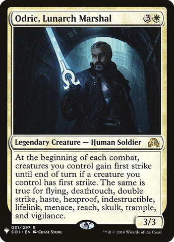 Odric, Lunarch Marshal [Mystery Booster] (MB1 186)