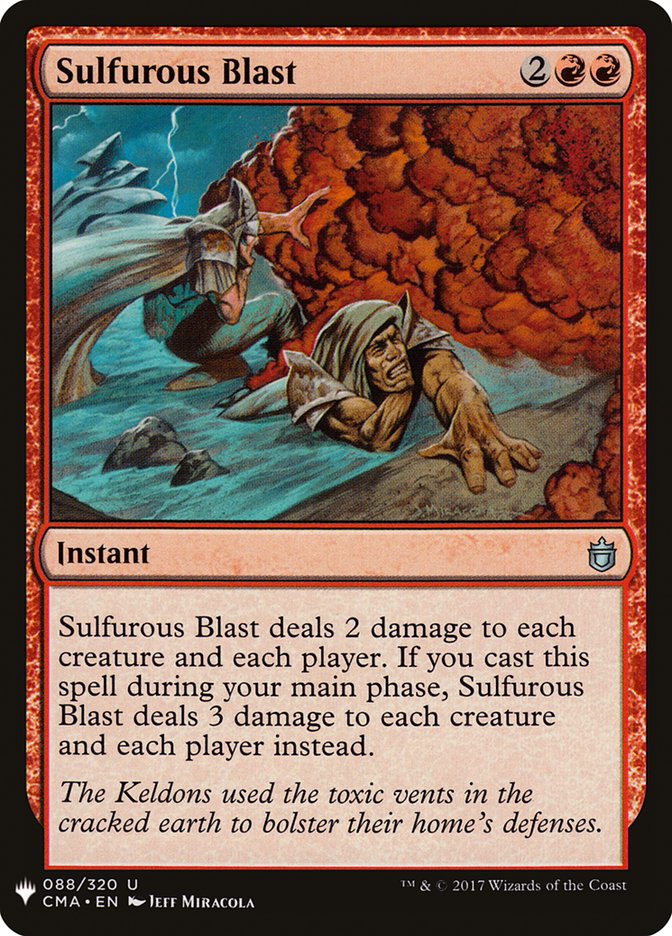 Sulfurous Blast [Mystery Booster] (MB1 1072)