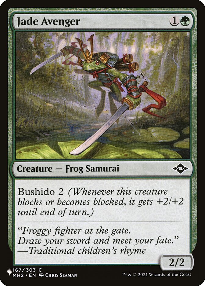 Jade Avenger [The List] (LMH2 167)