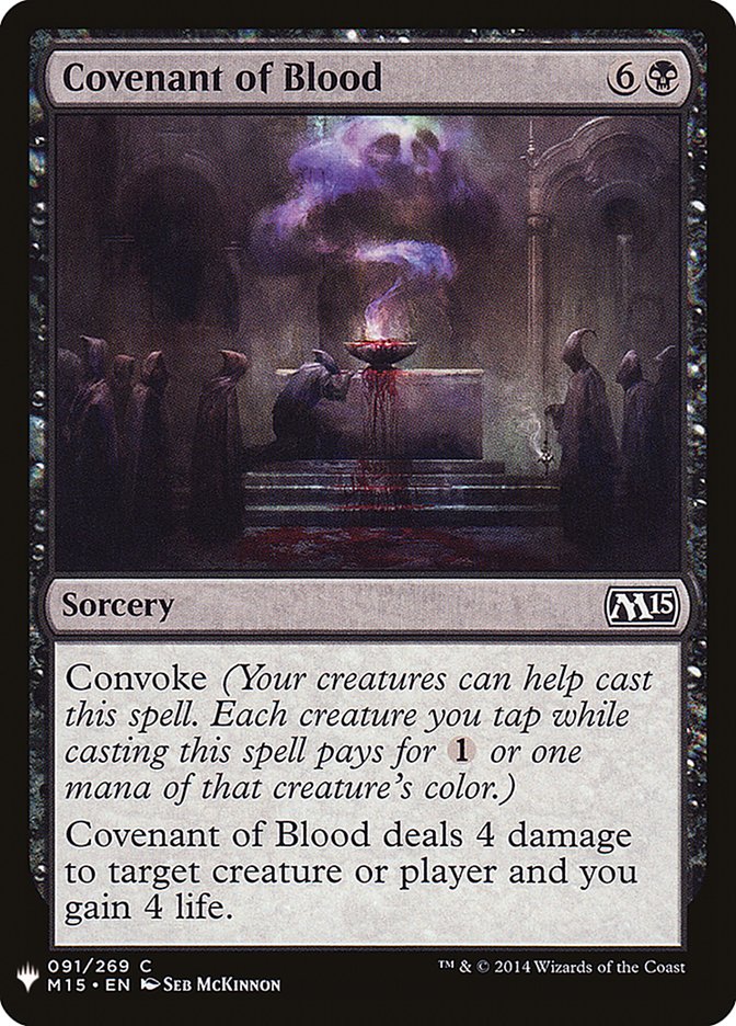 Covenant of Blood [Mystery Booster] (MB1 603)