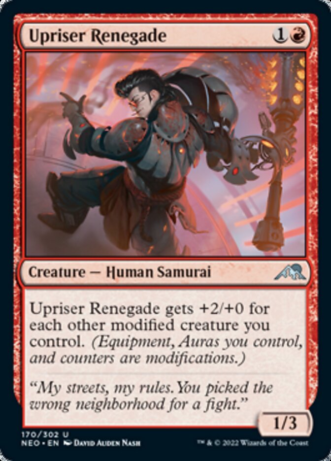 Upriser Renegade [Kamigawa: Neon Dynasty] (NEO 170)