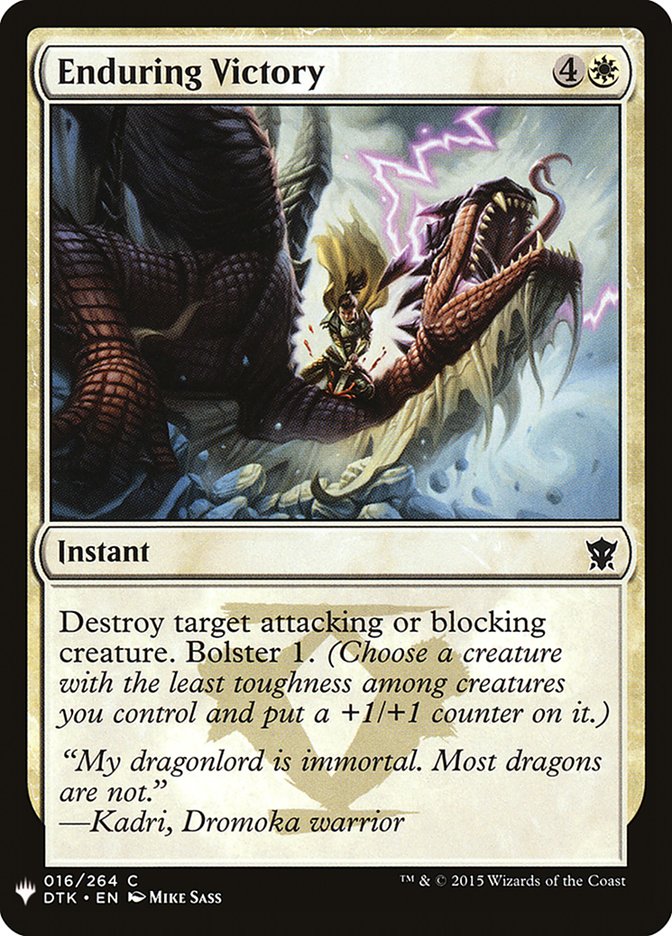 Enduring Victory [Mystery Booster] (MB1 93)