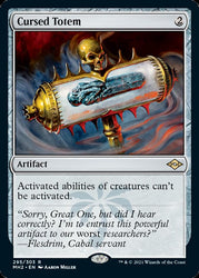 Cursed Totem (Etched Foil) [Modern Horizons 2] (MH2 295)