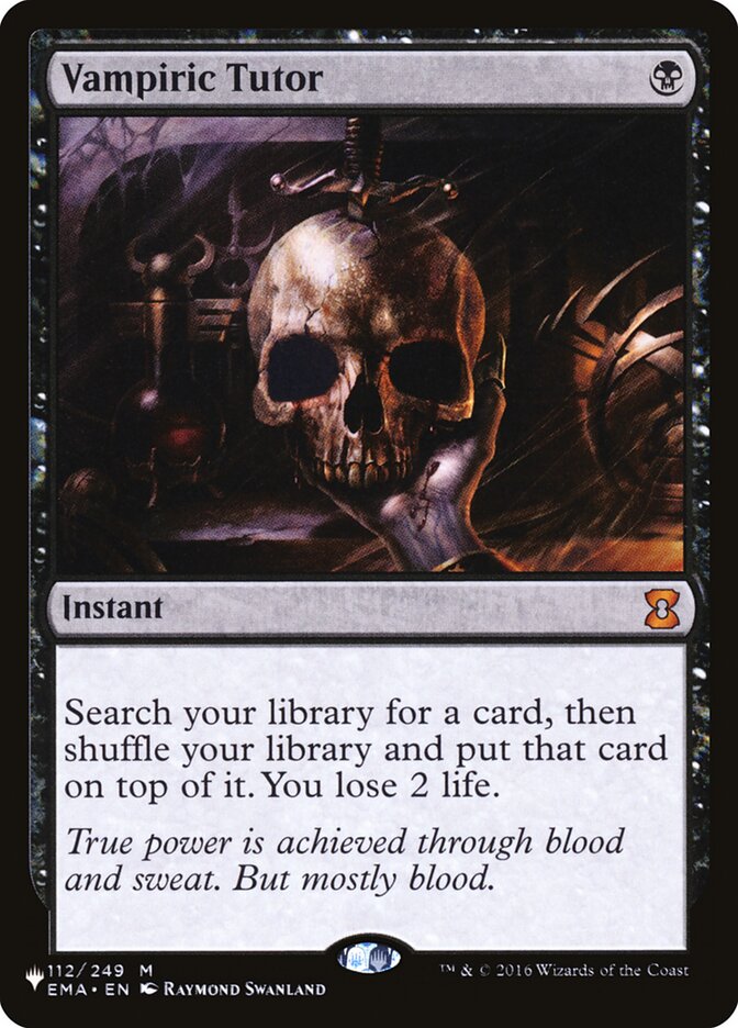 Vampiric Tutor [The List] (LEMA 112)
