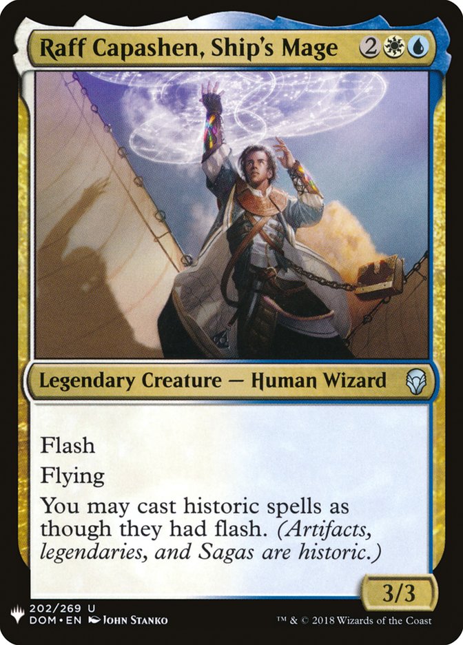 Raff Capashen, Ship's Mage [Mystery Booster] (MB1 1470)