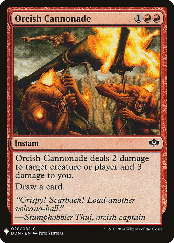 Orcish Cannonade [Mystery Booster] (MB1 1021)